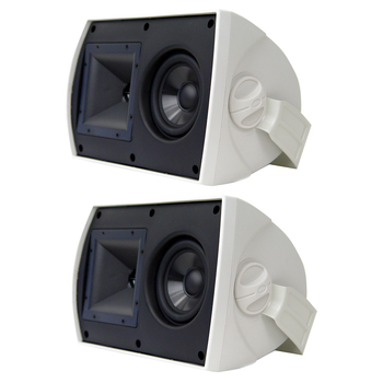 2pc Klipsch AW-525 Outdoor Loudspeakers White