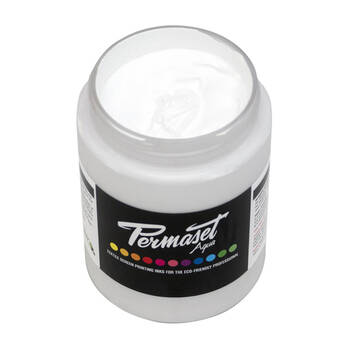Permaset Supercover Opaque Fabric and Screen Printing Ink 300ml White