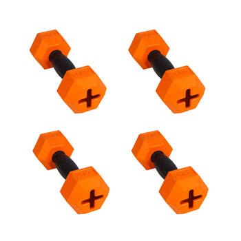 4PK Pro Pet Care Dumbbell Chew Treat Dispenser Dog Toy 14cm Assorted