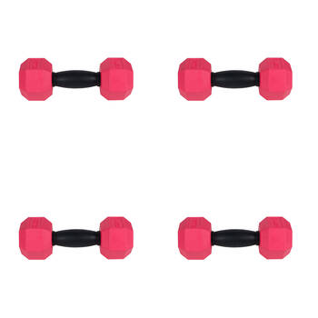 4PK Pro Pet Care Dumbbell Chew Treat Dispenser Dog Toy 18cm Assorted