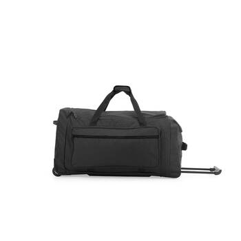 Paklite Rolling Duffle Bag Overnighter Travel Trolley Luggage Large Black