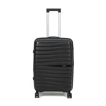 Paklite Breeze Medium Travel Luggage Suitcase Lightweight 62x39cm Black