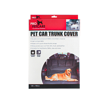 Pro Pet Care 120x100cm Car Trunk Cover Fabric - Black