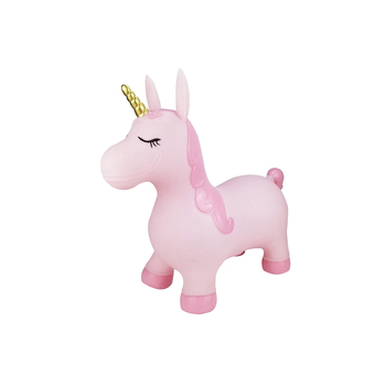Kaper Kidz Bouncy Rider Pink Pearl The Unicorn Kids Toy 12m+