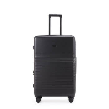 Paklite Elements Large Travel Luggage Suitcase Lightweight 76.5x50cm Black
