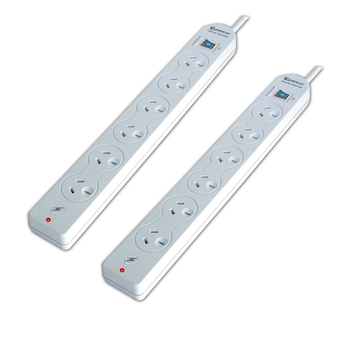 2PK Sansai 6 Way Power Board