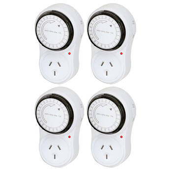 4PK Sansai 24 Hour Programmable Mechanical Timer