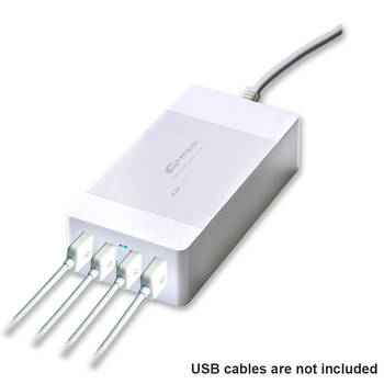 4 Port USB Charger Charging Station