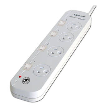 Sansai 4-Way Individually Switched Power Board