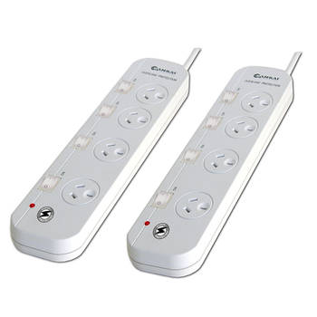 2PK Sansai 4-Way Individually Switched Power Board