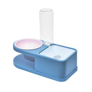 Pakeway Met Pet Food Water Drinking Bowl Blue