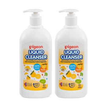 2PK Pigeon Liquid Cleanser 700ml Citrus Food Safe Baby Bottle Wash