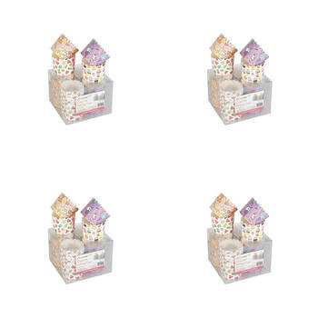160pc Topchef Cupcakes Packaging Box Container 6cm - Assorted
