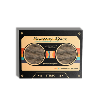 Pawzcity 45cm Cardboard Vintage Tape Cat/Kitten Scratching Board A