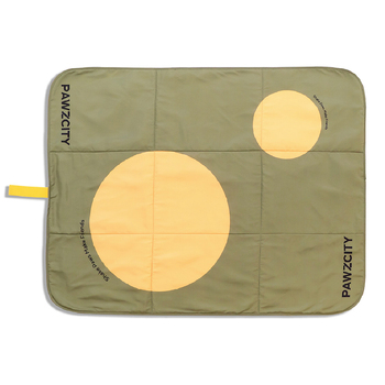 Pawzcity 90cm Waterproof Dog/Cat Travel Mat - Avocado