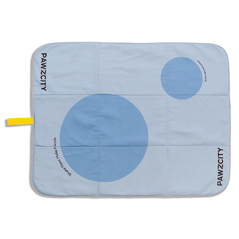 Pawzcity 90cm Waterproof Dog/Cat Travel Mat - Miami Blue