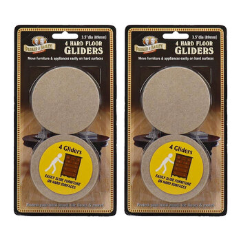 2PK 4pc Parker & Bailey Heavy Furniture/Appliance Hard Floor Gliders