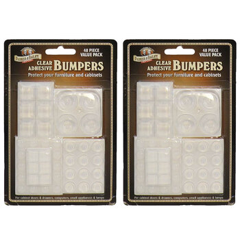 2PK 48pc Parker & Bailey Adhesive Bumpers Assorted Pack