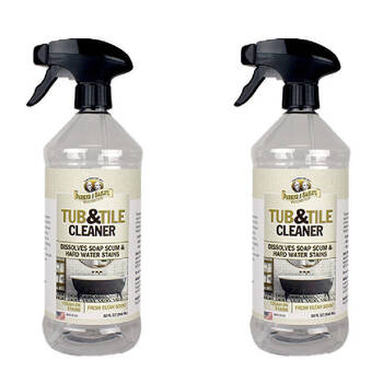 2PK Parker Bailey Bathroom Tub & Tile Stain Spray Cleaner w/ Fresh Clean Scent 946ml