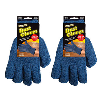 2PK Parker & Bailey Microfibre Dust/Dirt Cleaning Gloves