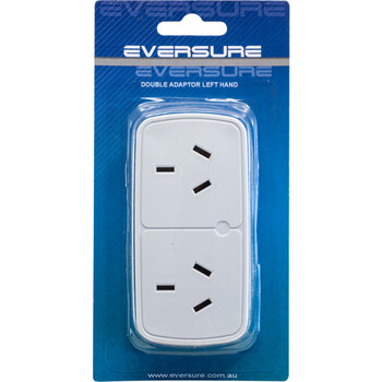DOUBLE ADAPTOR LEFT HANDSIDE BY SIDE POWER ADAPTOR