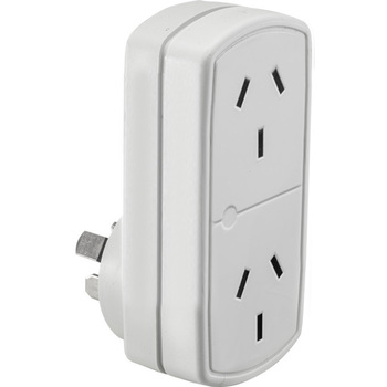 DOUBLE ADAPTOR FLAT VERTICAL