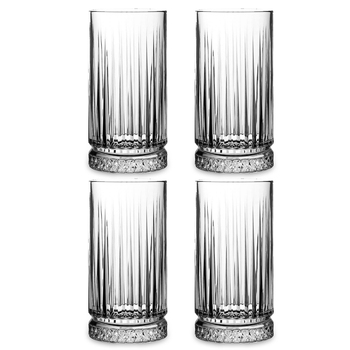 4pc Pasabahce Elysia Long Drink Cocktail Glasses 445ml