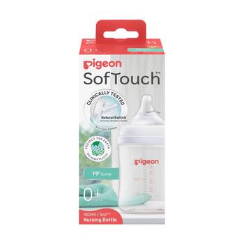  Pigeon Softouch BPP Baby Bottle PP Anti-Colic 160ml 0m+