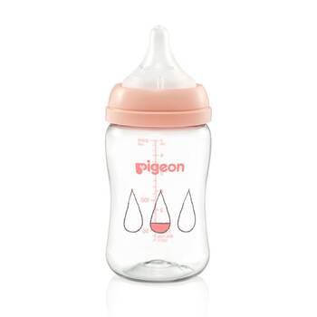  Pigeon SofTouch III Bottle T-Ester 200ml Dewdrop Steriliser Safe 0m+