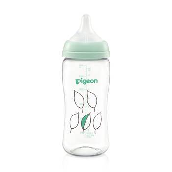  Pigeon SofTouch III Bottle T-Ester 300ml Leaf Anti-Colic Steriliser Safe 3m+