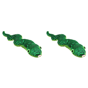 2PK The Puppet Company Snake Finger Puppets 13cm Toy Green 12m+