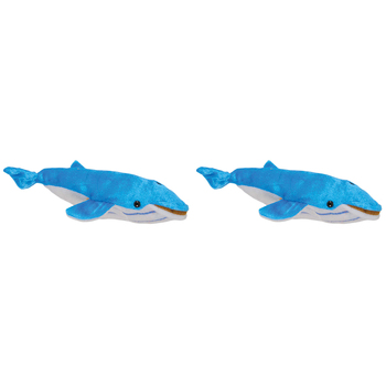 2PK The Puppet Company Whale Finger Puppets 13cm Toy Blue 12m+