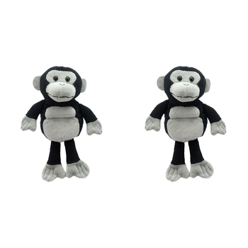 2PK The Puppet Company Gorilla Finger Puppets 13cm Toy Black 12m+