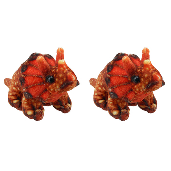 2PK The Puppet Company Triceratops Finger Puppets Toy 12m+