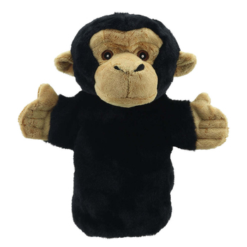 The Puppet Company Chimp Animal Puppet Buddies 25cm Hand Toy Black 12m+
