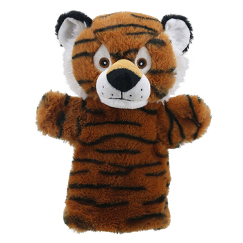 The Puppet Company Tiger Animal Puppet Buddies 25cm Hand Toy 12m+