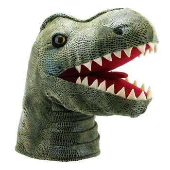 The Puppet CompanyTRex Large Dino Heads 43cm Hand Toy Green 12m+