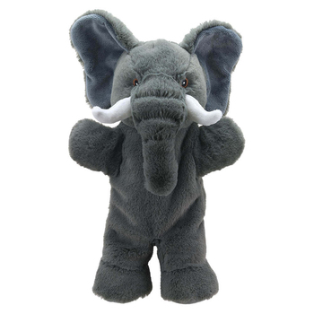 The Puppet Company Elephant Eco Walking Puppets 32cm Hand Toy Grey  12m+