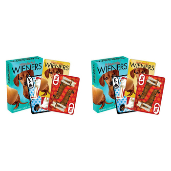 108pc Aquarius Wonderful Weiners Playing Cards 14y+