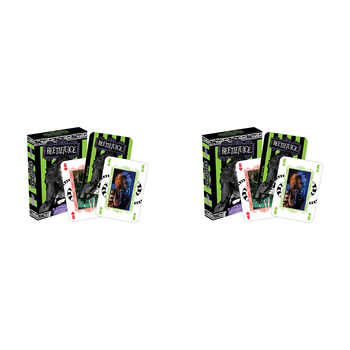 2PK Aquarius Beetlejuice Playing Cards Gaming Standard Deck
