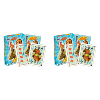 2PK Aquarius Seinfeld Festivus Playing Cards Deck Set 12y+