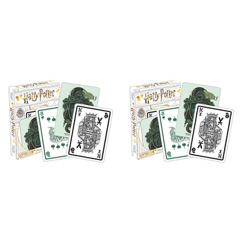 108pc Aquarius Harry Potter Slytherin Playing Cards 14y+