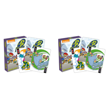 108pc Aquarius Rocket Power Playing Cards Poker Deck 14y+