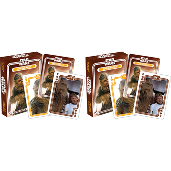 2PK Aquarius Star Wars Chewbacca Playing Cards Deck Set 14y+