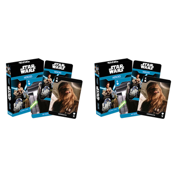 108pc Aquarius Star Wars Heroes Playing Cards Family Game 14y+