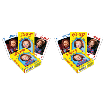 108pc Aquarius Chucky Playing Cards Game Deck Set 14y+