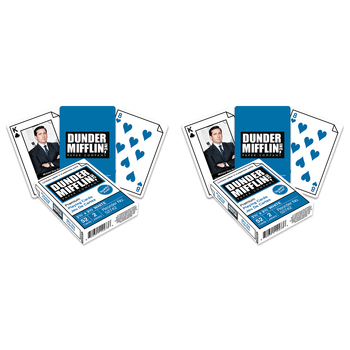108pc Aquarius The Office Dunder Mifflin Swag Playing Cards Deck 14y+