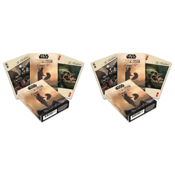 2PK Aquarius Star Wars The Mandalorian Concept Art Playing Cards 14y+