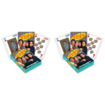 2PK Aquarius Seinfeld Icons Playing Cards Standard Deck