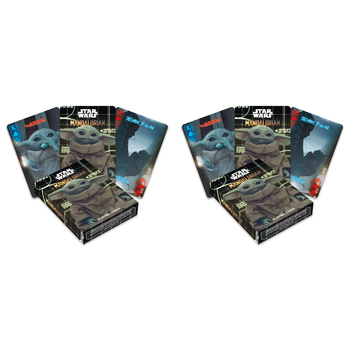 108pc Aquarius Star Wars The Mandolorian Grogu Playing Cards 14+